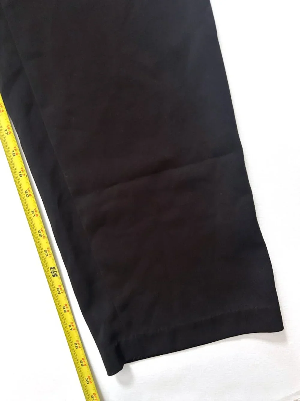 Quince Pleated Stretch Wide Leg Trouser Pants Black High Rise Officewear Size 6